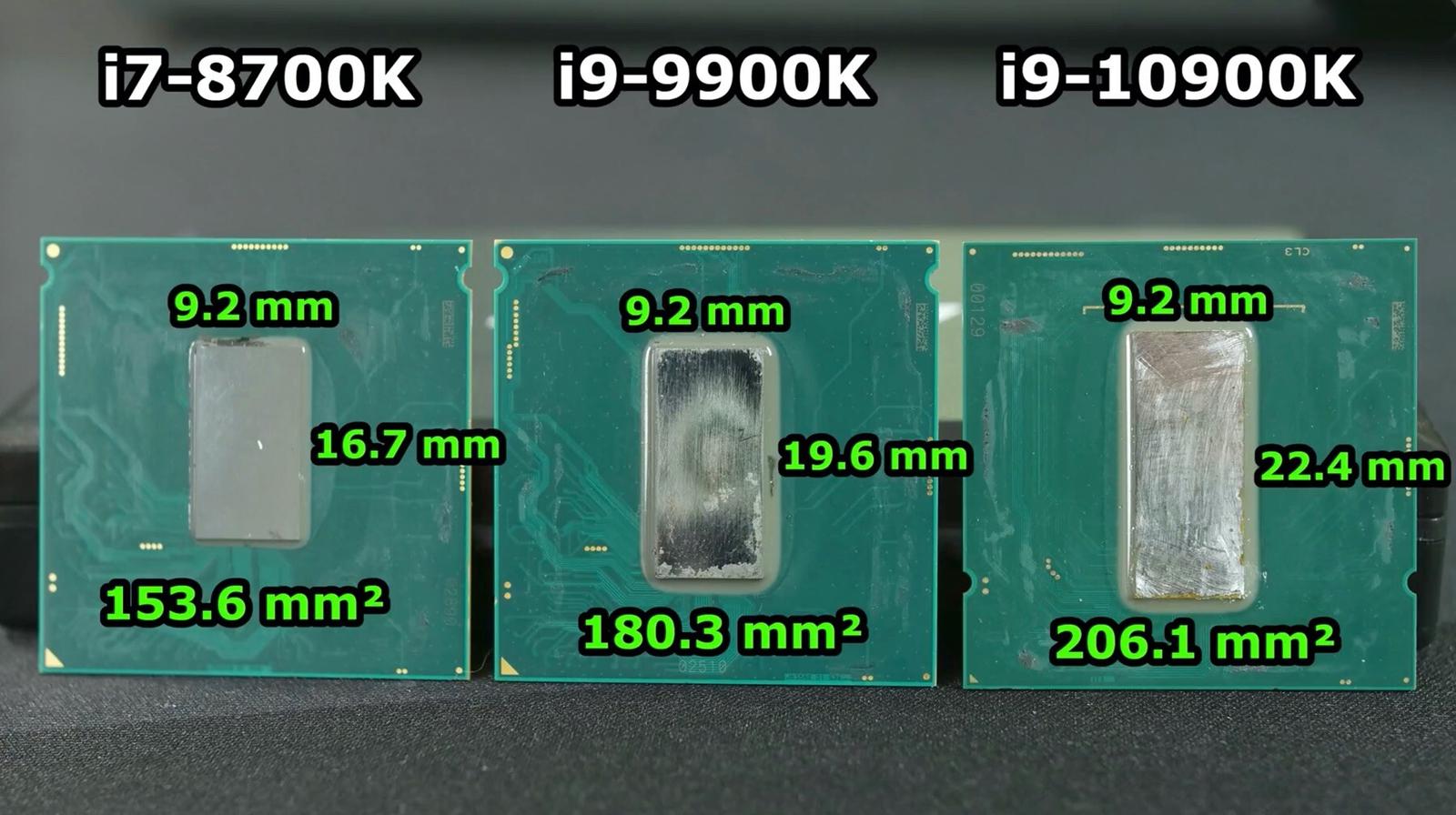 Core i9-10900K zbaven heatspreaderu, teplotně si můžeme značně pomoci