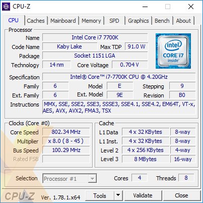 Další test Core i7-7700K, tentokrát na Hexus.net