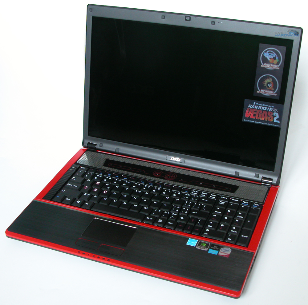 Test herních notebooků: MSI GX720