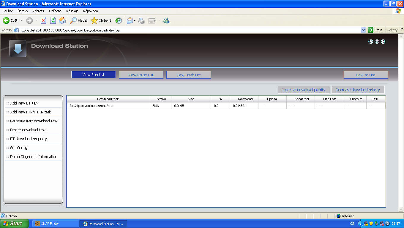 NAS QNAP TS-119: profi backup i domů?