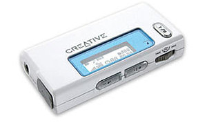 Malý hudební přehrávač od Creative