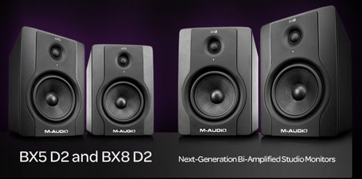 M-Audio BX8 D2: bi-amp monitory pro všechny?