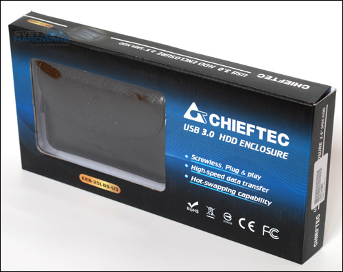 Chieftec: externí HDD s USB 3.0 v kůži