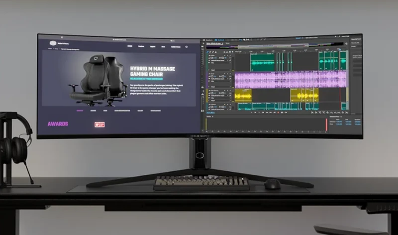 Cooler Master představil (nejen) herní DUHD 8K monitor s 57“ úhlopříčkou