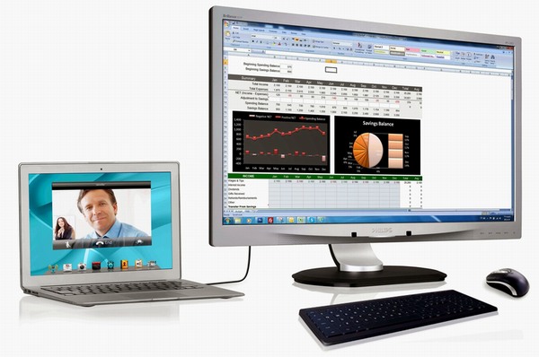 Philips a USB 3.0 dokovací monitor s IPS