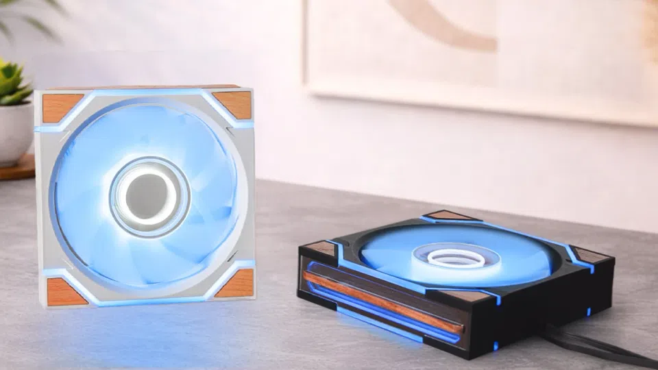 Thermaltake Swafan 120 EX INFINITY ARGB Sync PC Cooling Fan Wood Edition