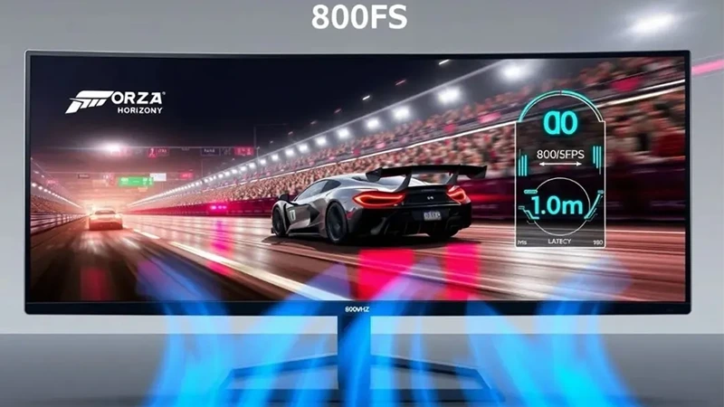 HKC zrychluje a uvádí 800Hz herní monitor s Mini-LED