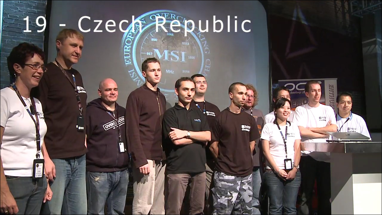 Finále evropského mistrovství v přetaktování s MSI