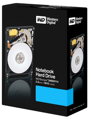 Western Digital vypouští svoje 250GB notebookové disky