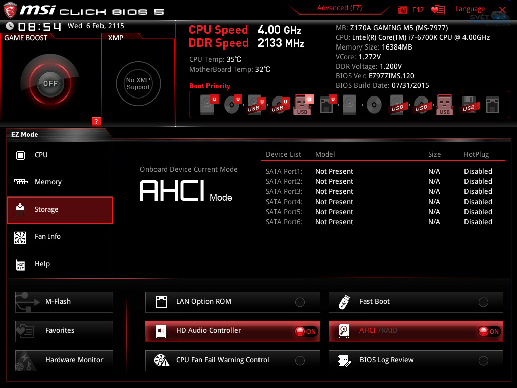 MSI Z170A Gaming M5: střední třída s USB 3.1 typ C