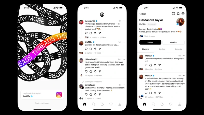 Meta spustila sociální síť Threads, konkurenci pro Twitter