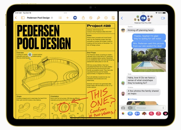 10,9" Apple iPad 10. generace dostal USB-C, tenké rámečky a vysokou cenu