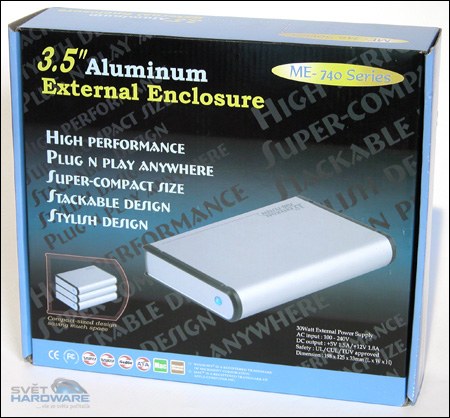 Test 6 externích HDD boxů