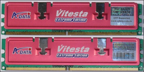 A-Data Vitesta Extreme Edition 1200+ (2x 512 MB)