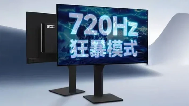 Čínské SDC představilo šílený 720Hz monitor OLED