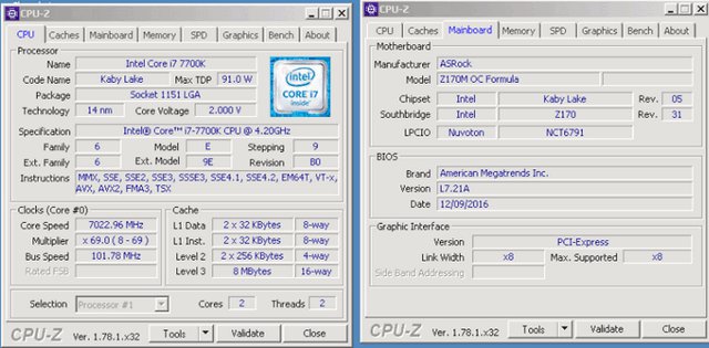 Intel Core i7-7700K vyhnán nad 7 GHz