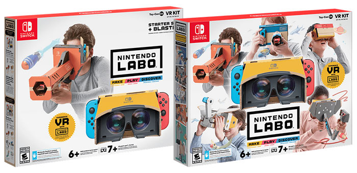 Nintendo Switch nyní s Labo VR: zábavné VR sady z lepenky