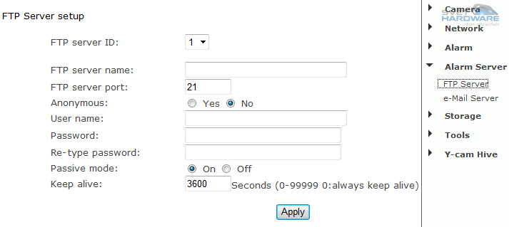 Y-Cam Black S: noční hlídač