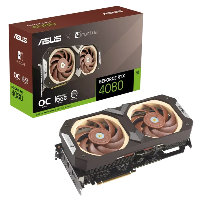 Asus uvádí GeForce RTX 4080 16GB GDDR6X Noctua OC Edition