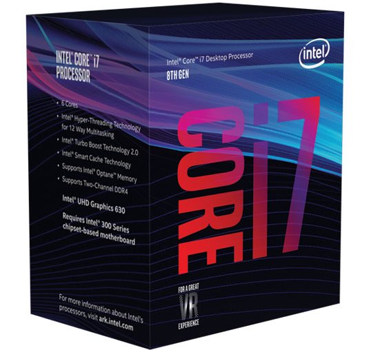 Obaly Coffee Lake ukazují klíčové vlastnosti procesorů