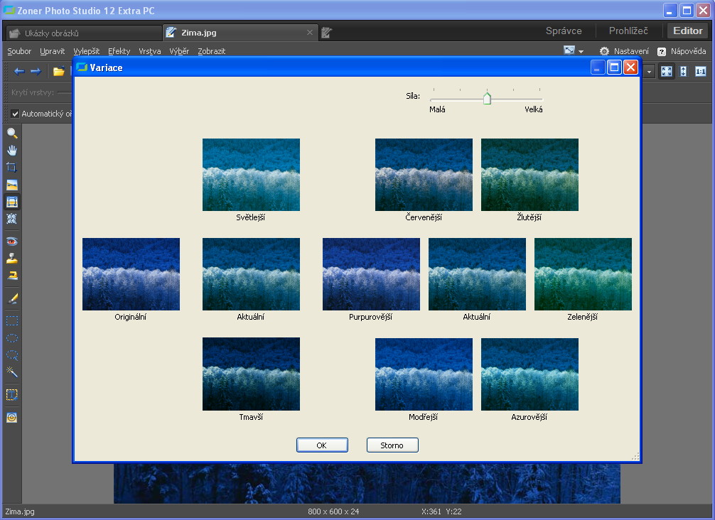 Zoner Photo Studio 12 Extra edice