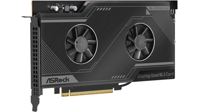 ASRock Blazing Quad M.2 pojme 4 SSD s rozhraním PCIe Gen5