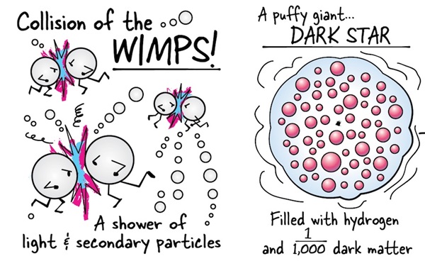 Temné hvězdy: vodík a trošku temné hmoty jako zárodek supermasivních černých děr?
