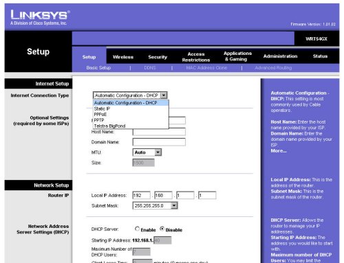 Linksys WRT54GX a WPC54GX: technologie SRX a MIMO v akci