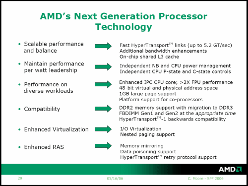 AMD poodhalilo detaily o nástupci architektury K8