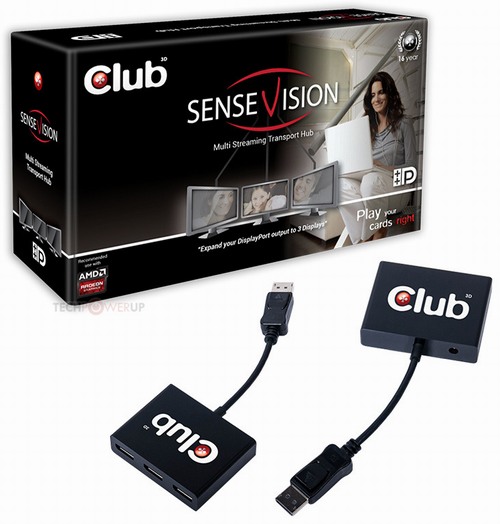 Club 3D ohlásil MST Display Hub pro DisplayPort