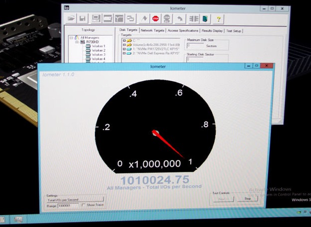 Samsung PM1725: 6.2 GB/s a přes 1 milion IOPS