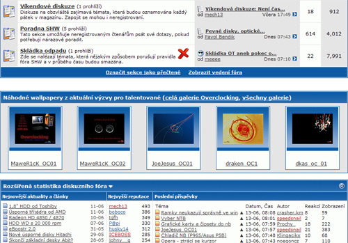 SHWallpaper - 9. kolo Overclocking: hodnocení