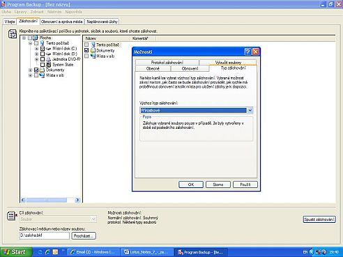 Zálohování stokrát jinak