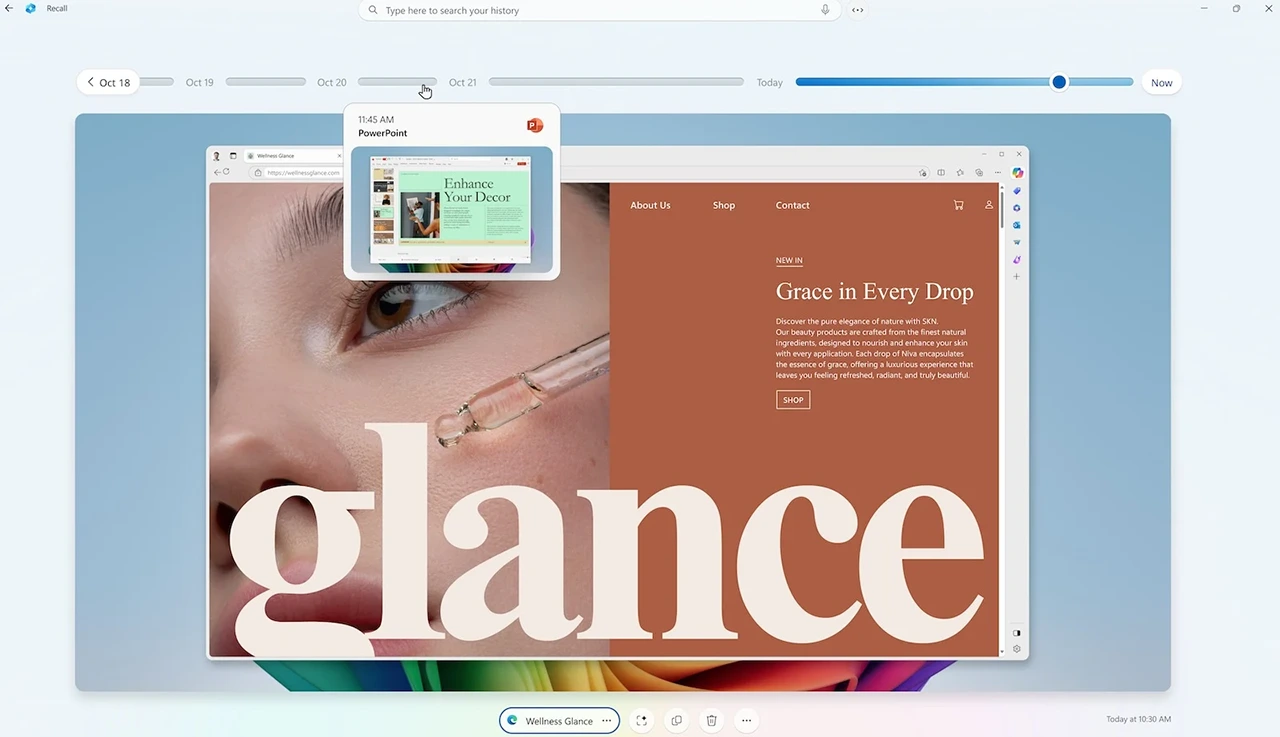 Microsoft Recall nyní jako preview míří na PC s Intelem a AMD