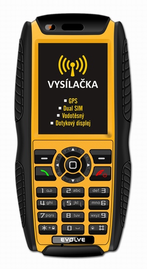Evolve oficiálně představuje odolný telefon s vysílačkou
