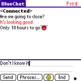 „Čatování“ přes Bluetooth