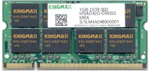 Kingmax: rychlá paměť pro notebooky
