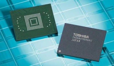 Toshiba vyvinula rychlé 24nm paměti e-MMC pro mobilní zařízení