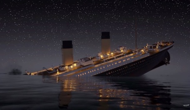 Herní studio zrekonstruovalo v herním enginu potápění Titanicu