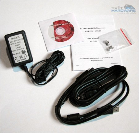 Test 6 externích HDD boxů