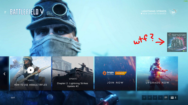 Asus: GPU Tweak II nezobrazuje reklamy, ale jen zástupný obrázek
