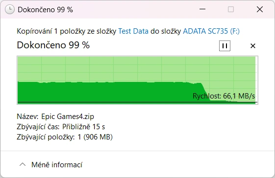 Adata SC735 - 120GB ZIP (buffer)