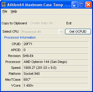 Opteron 144 - nový král mainstreamu