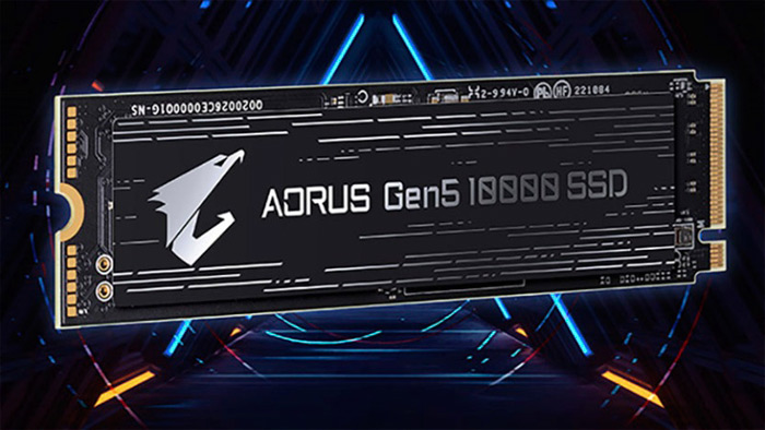 Gigabyte uvádí AORUS Gen5 10000 SSD pro M.2 s rychlostí až 10 GB/s