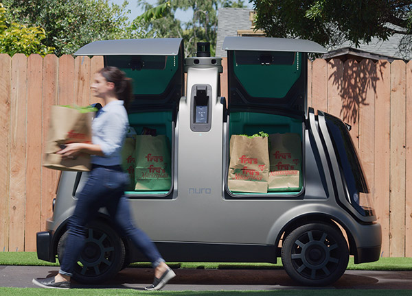 Autonomní rozvážka zboží z Fry's v Arizoně už realitou