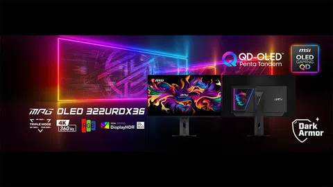 MSI uvádí triple-mode monitor MPG OLED 322URDX36