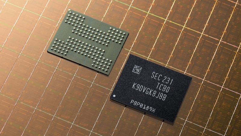 Samsung zahájil výrobu 1Tbit TLC V-NAND pamětí 8. generace