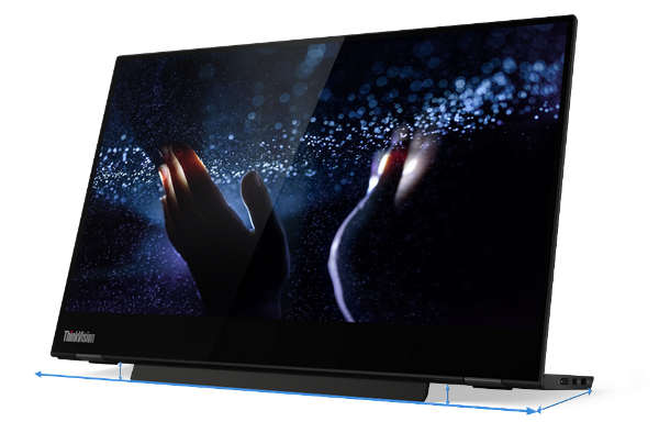 Přenosný monitor Lenovo ThinkVision M14t lze ovládat aktivním stylusem