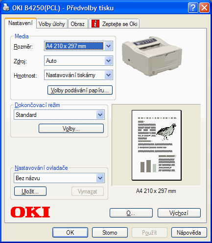 OKI B4250n: LED technologie tisku