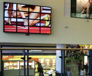 Panasonic Multiscreen: Plazmové stěny v obchodních centrech